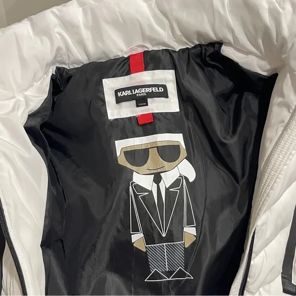 🆕 KARL LAGERFELD puffer jacket - Picture 7 of 10